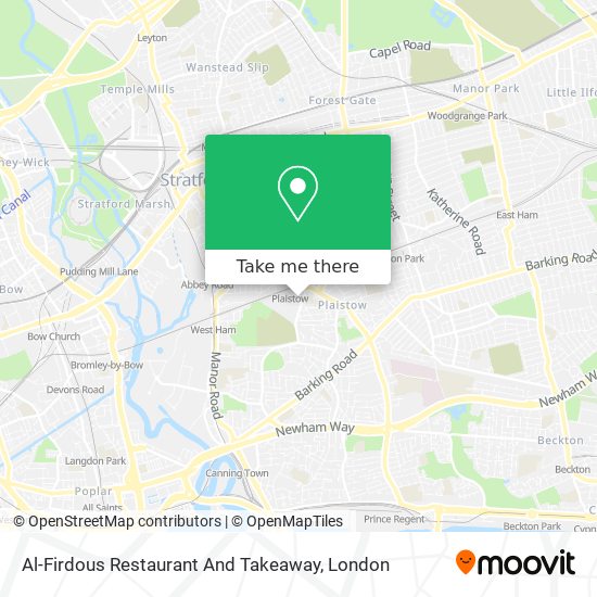 Al-Firdous Restaurant And Takeaway map