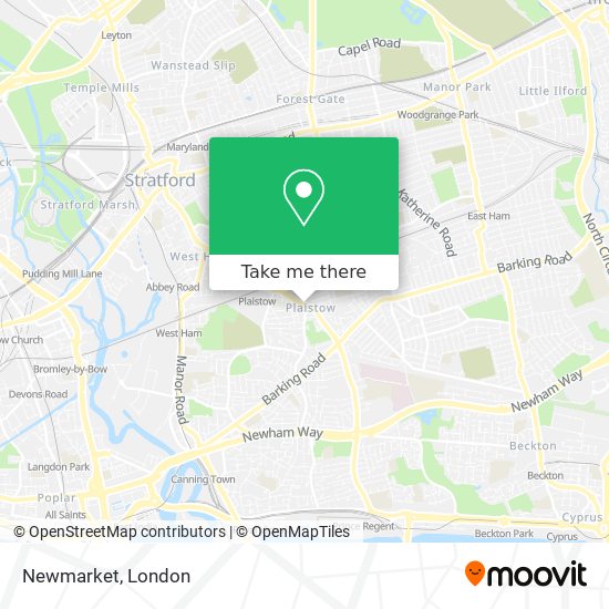 Newmarket map