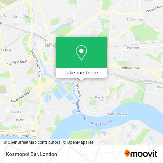 Kosmopol Bar map