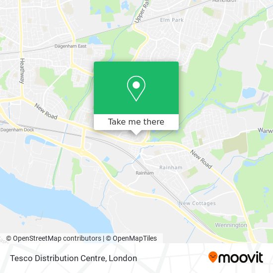 Tesco Distribution Centre map