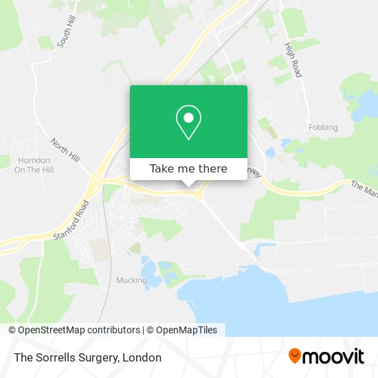 The Sorrells Surgery map