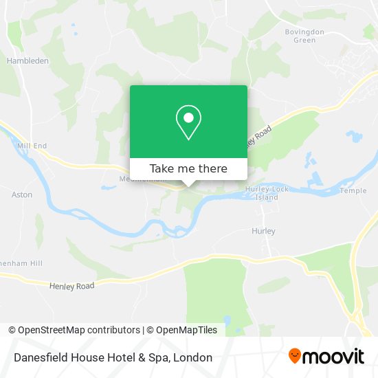 Danesfield House Hotel & Spa map
