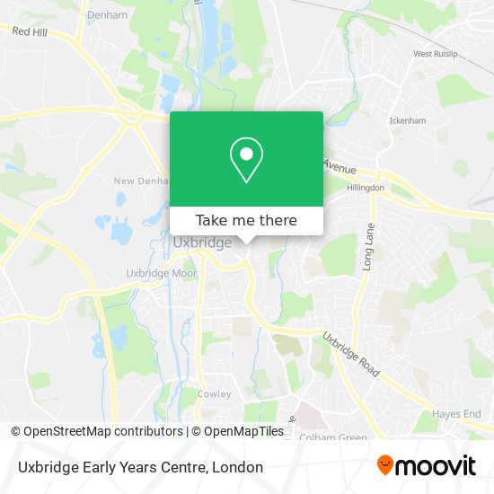 Uxbridge Early Years Centre map