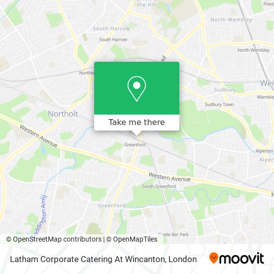 Latham Corporate Catering At Wincanton map