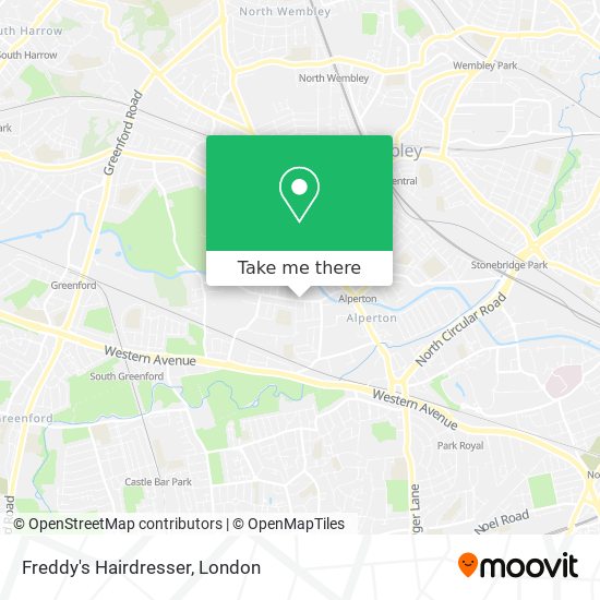Freddy's Hairdresser map