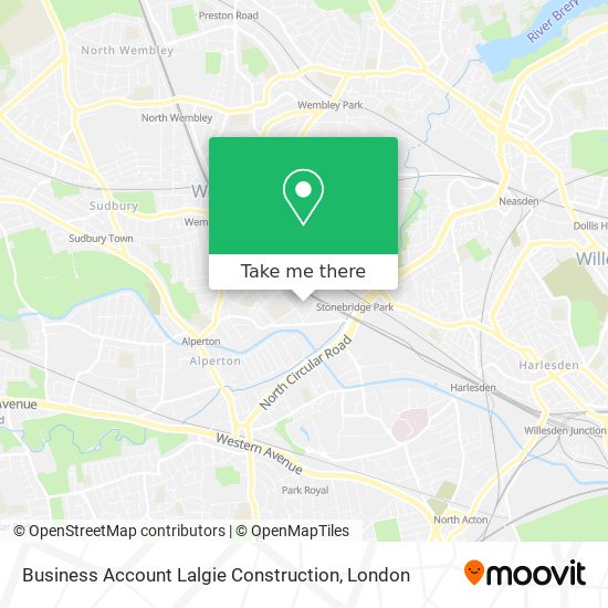 Business Account Lalgie Construction map