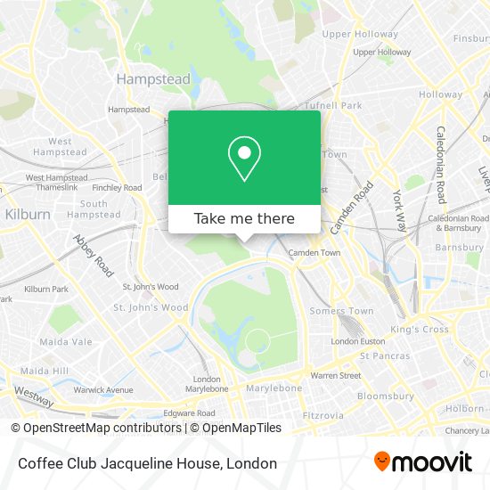 Coffee Club Jacqueline House map