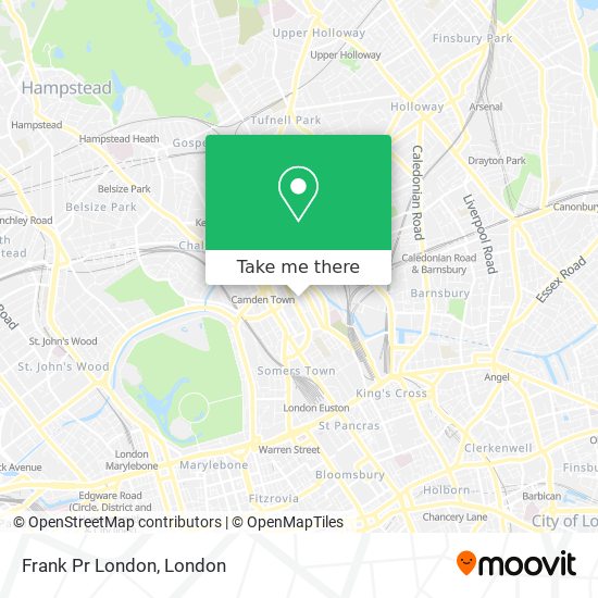 Frank Pr London map