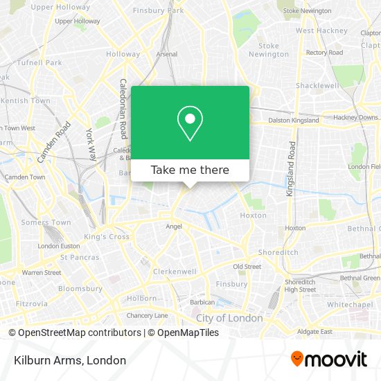 Kilburn Arms map