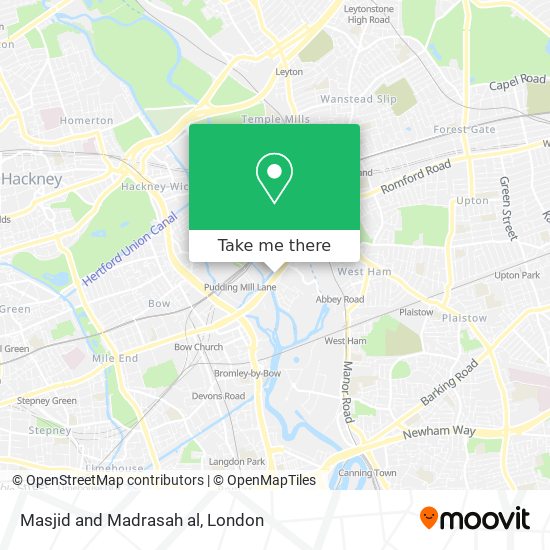 Masjid and Madrasah al map