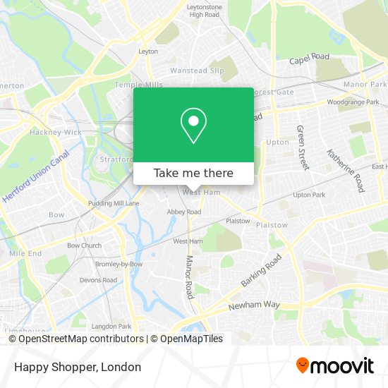 Happy Shopper map