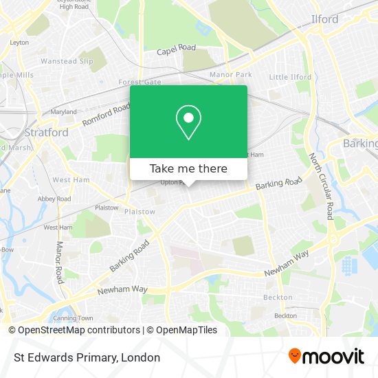 St Edwards Primary map