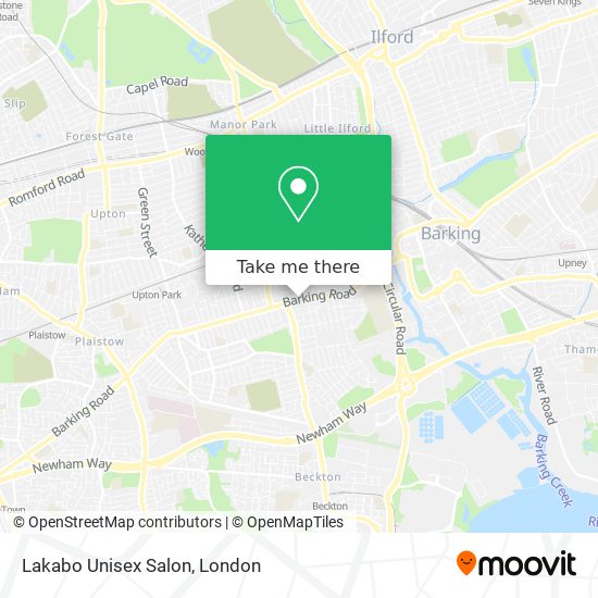 Lakabo Unisex Salon map
