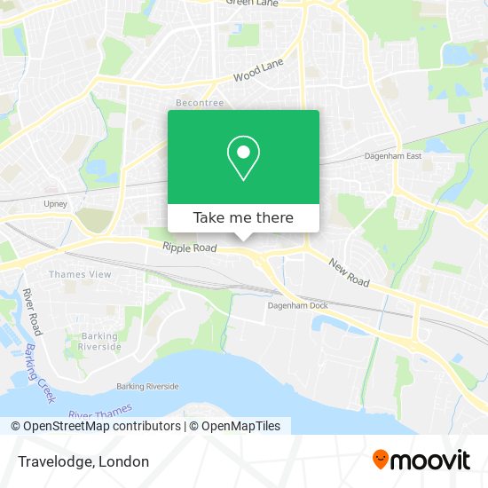 Travelodge map
