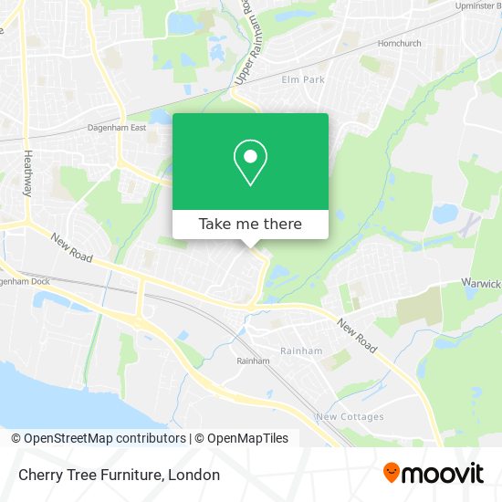 Cherry Tree Furniture map