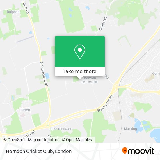 Horndon Cricket Club map