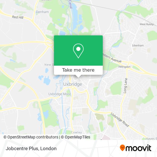 Jobcentre Plus map