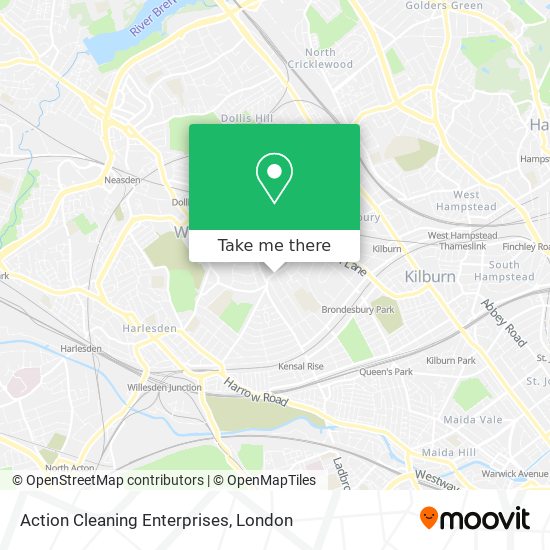 Action Cleaning Enterprises map
