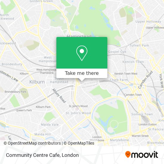 Community Centre Cafe map