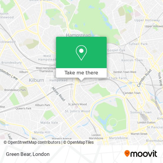 Green Bear map