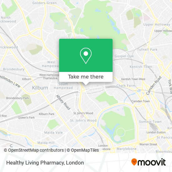 Healthy Living Pharmacy map