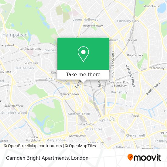 Camden Bright Apartments map
