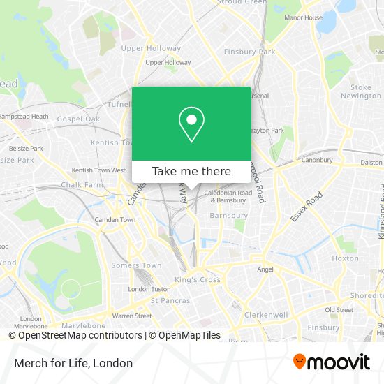 Merch for Life map