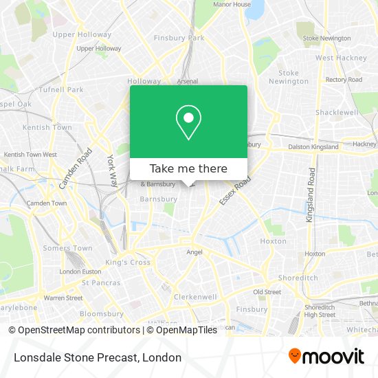 Lonsdale Stone Precast map