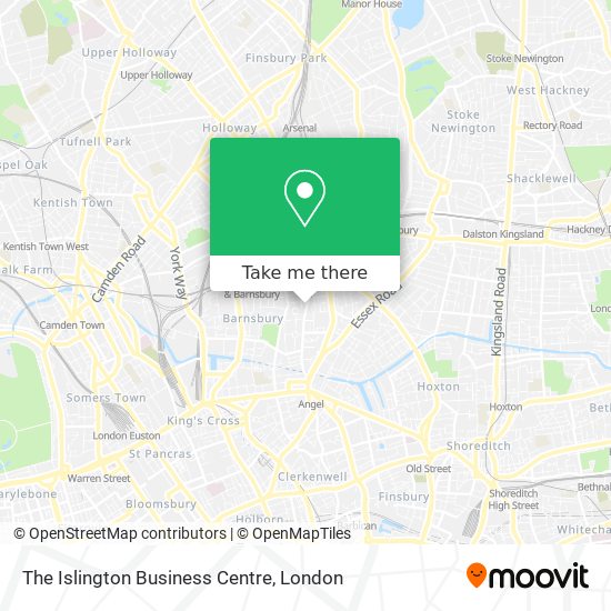 The Islington Business Centre map