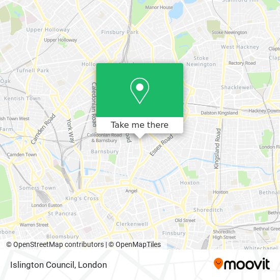 Islington Council map