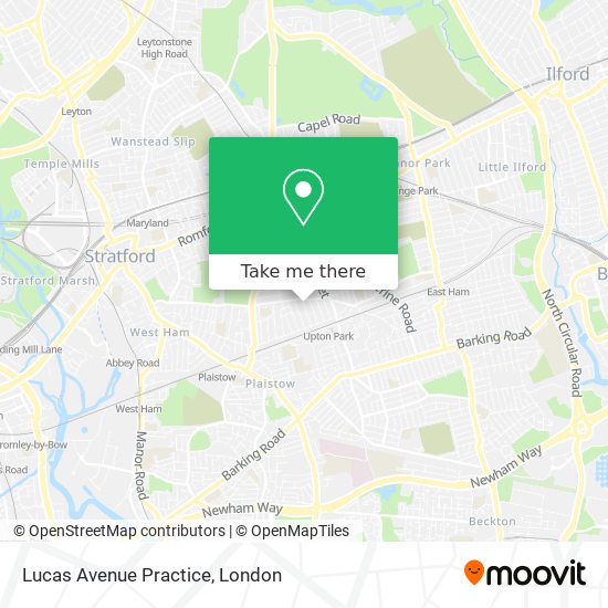 Lucas Avenue Practice map