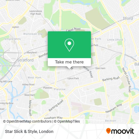 Star Slick & Style map