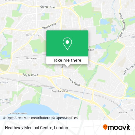 Heathway Medical Centre map