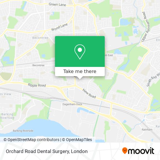 Orchard Road Dental Surgery map