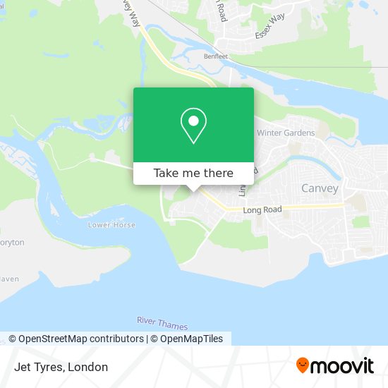 Jet Tyres map