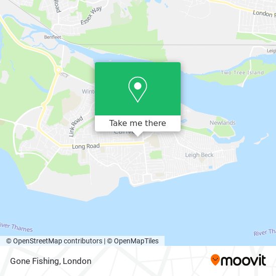 Gone Fishing map