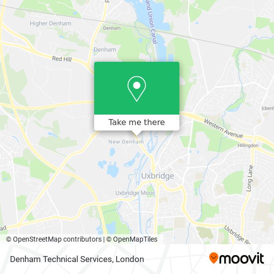 Denham Technical Services map