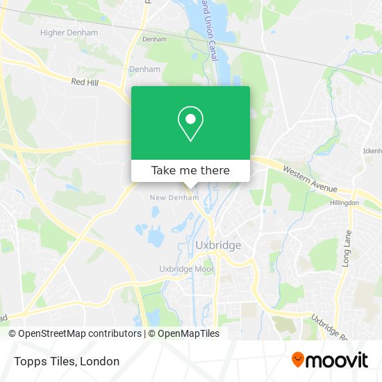 Topps Tiles map