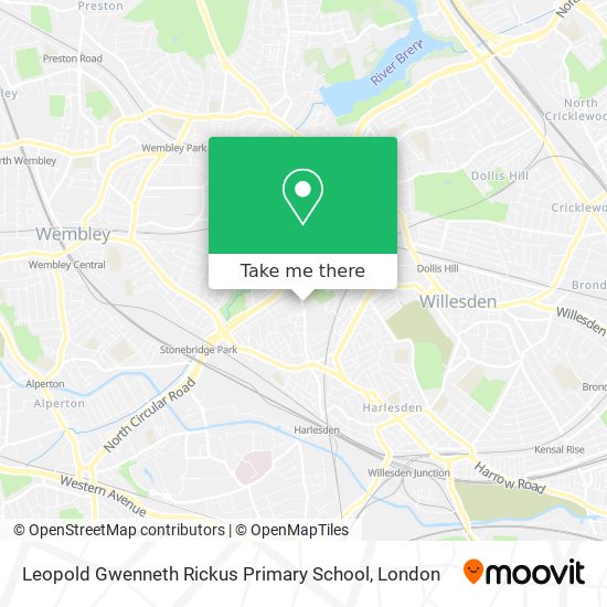 Leopold Gwenneth Rickus Primary School map