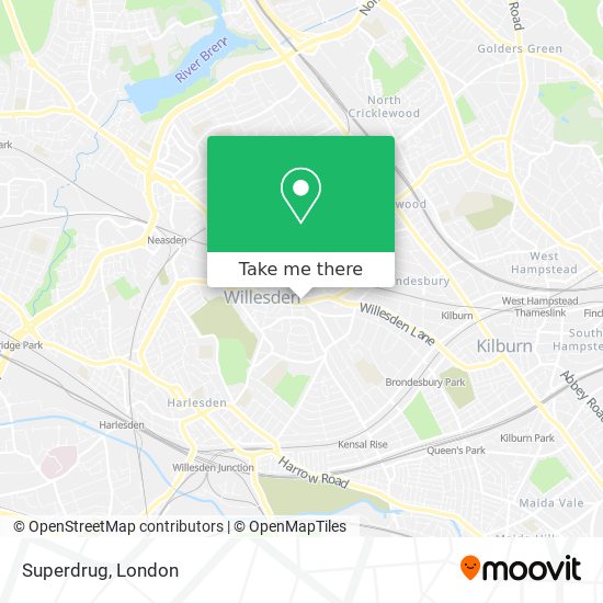 Superdrug map