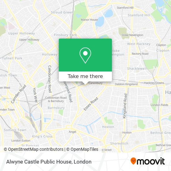 Alwyne Castle Public House map