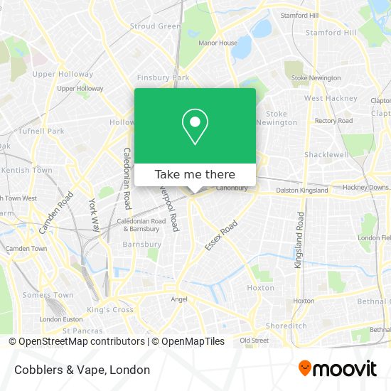 Cobblers & Vape map