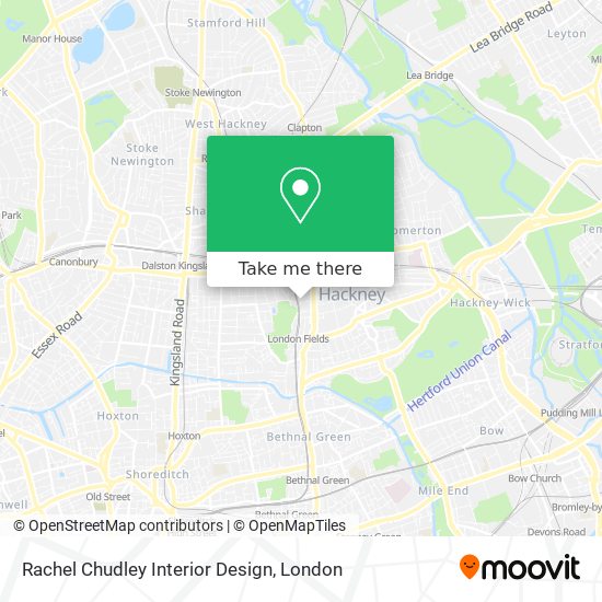 Rachel Chudley Interior Design map