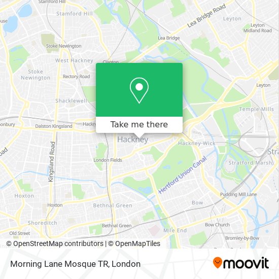 Morning Lane Mosque TR map