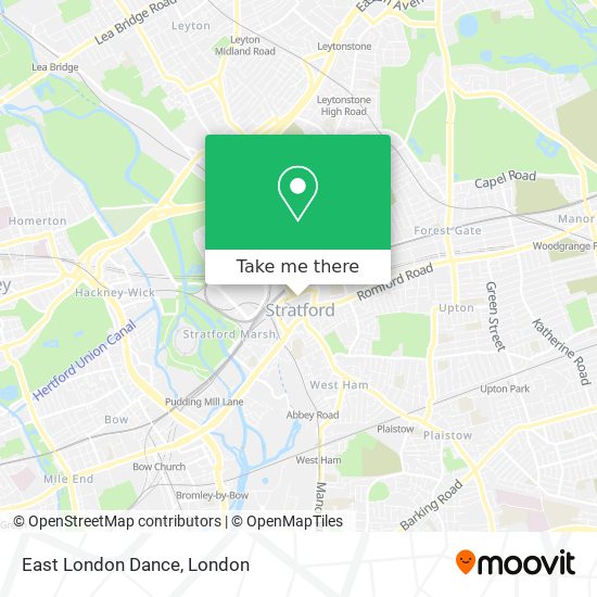 East London Dance map
