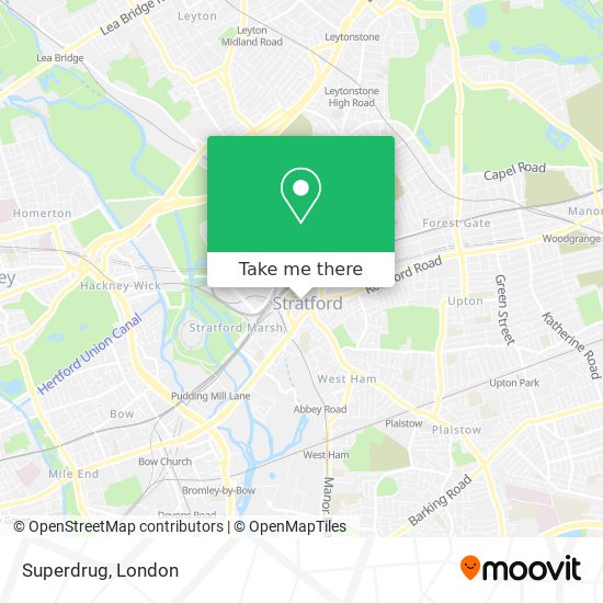Superdrug map
