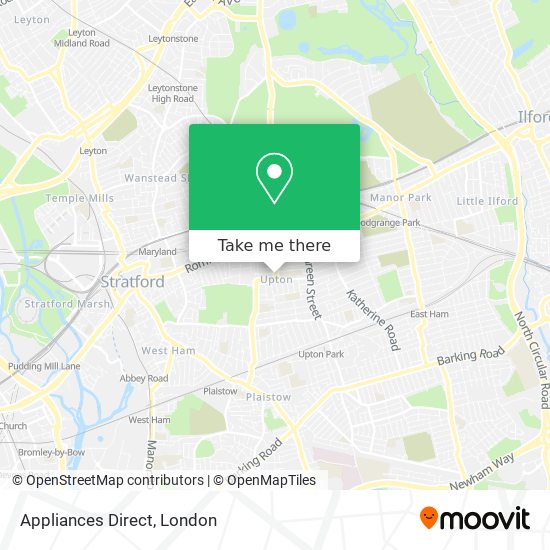 Appliances Direct map