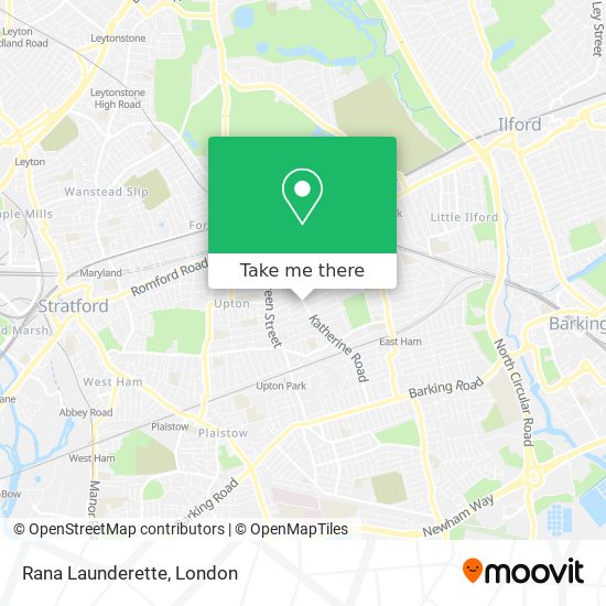 Rana Launderette map