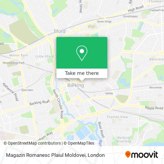 Magazin Romanesc Plaiul Moldovei map