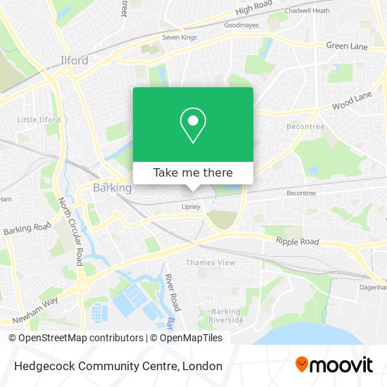 Hedgecock Community Centre map
